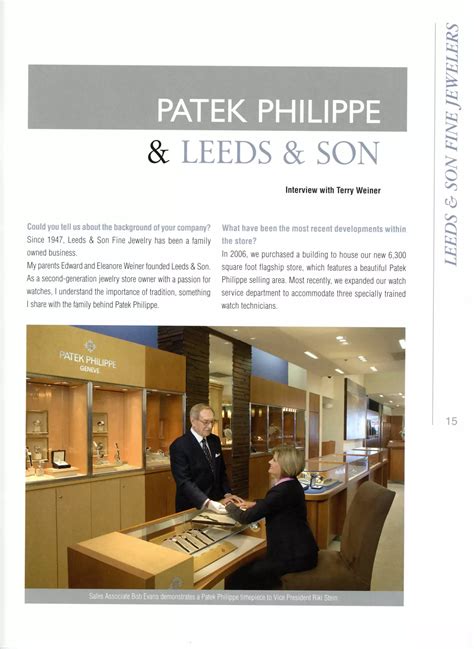 patek philippe leeds